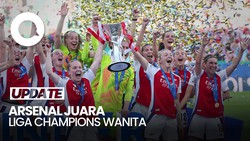 Video: Taklukkan Barcelona, Arsenal Juara Liga Champions Wanita