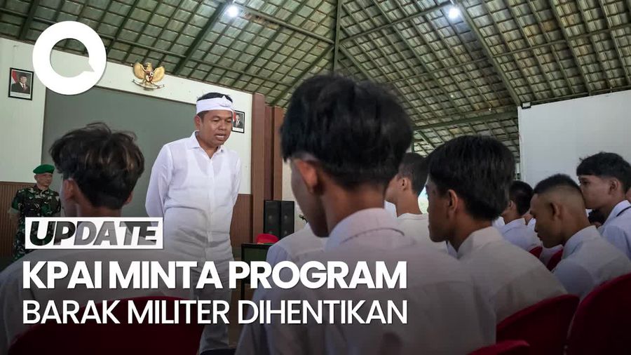 Video: KPAI Minta Program Barak Militer Dihentikan Sementara