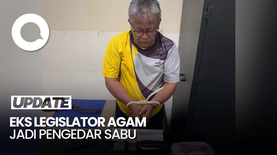 Video Penangkapan Eks Anggota DPRD Agam yang Diduga Jadi Pengedar Sabu