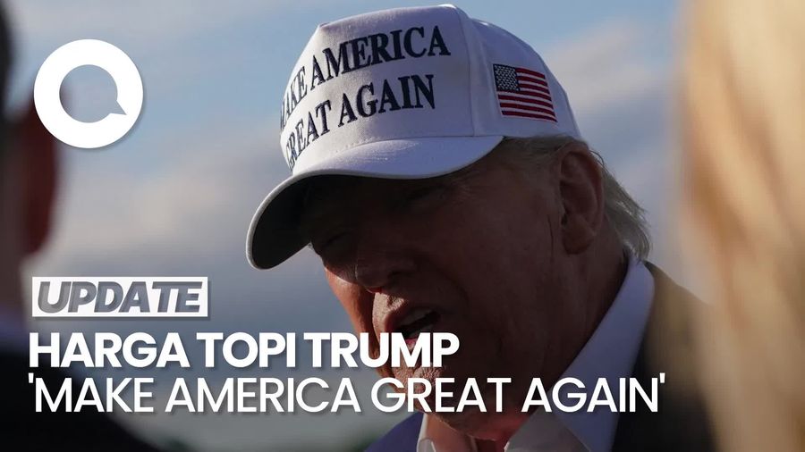 Video: Berapa Harga Topi Make America Great Again yang Sering Dipakai Trump?