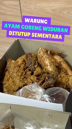 Video Situasi Terkini Warung Ayam Goreng Widuran yang Ditutup Sementara