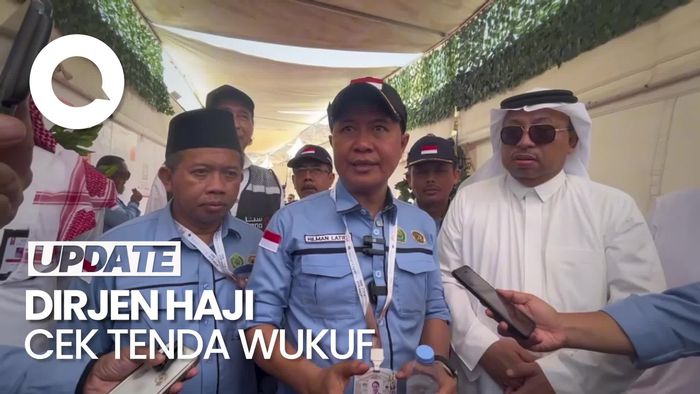 Video Dirjen Haji Cek Tenda Wukuf di Arafah, Pastikan Fasilitas Sudah Baik