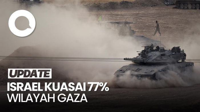 Video: Militer Israel Klaim Telah Kuasai 77% Wilayah Gaza
