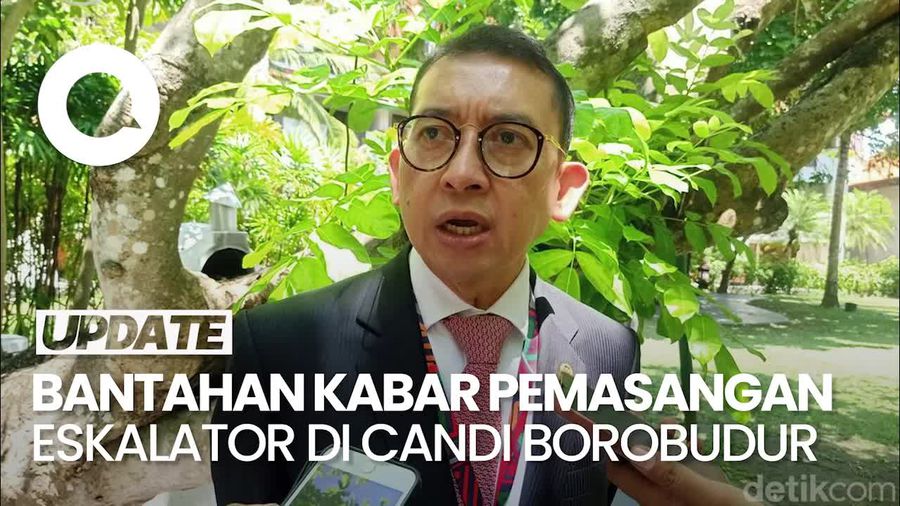 Video Menbud Fadli soal Pemasangan Eskalator di Candi Borobudur: Hoaks