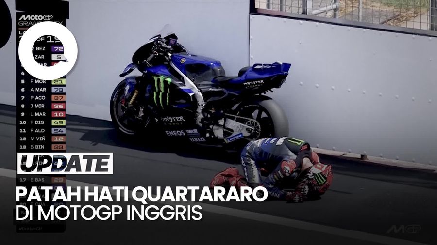 Video Kesedihan Fabio Quartararo di Pinggir Trek Silverstone