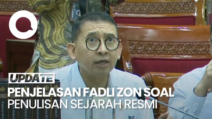 Video Fadli Zon Bantah Istilah Sejarah Resmi: Hanya Ucapan Saja