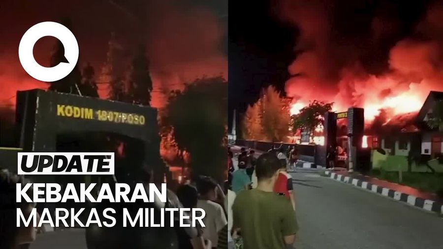 Video: Sederet Fakta Kebakaran Markas Kodim 1307/Poso