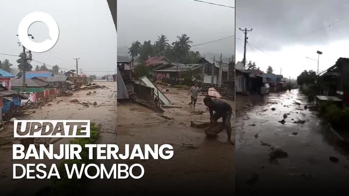 Video: Banjir Bandang Terjang Desa Wombo Imbas Air Sungai Meluap