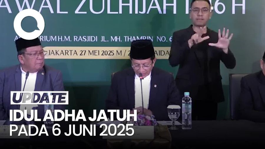 Video Pemerintah Tetapkan Idul Adha Jatuh pada 6 Juni 2025
