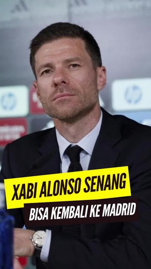 Video Alonso Usai Jadi Pelatih Real Madrid: Senang Bisa Kembali ke Rumah