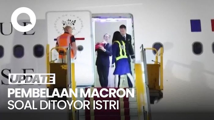 Video Macron soal Ditoyor Brigitte: Saya Bercanda dengan Istri