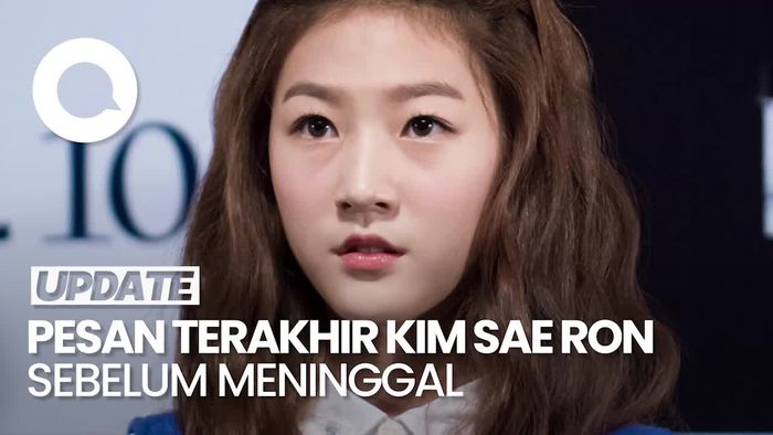 Video Terungkap Pesan Terakhir Kim Sae Ron: Kepada Mereka yang Meninggalkanku