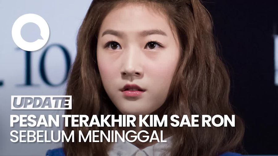 Video Terungkap Pesan Terakhir Kim Sae Ron: Kepada Mereka yang Meninggalkanku
