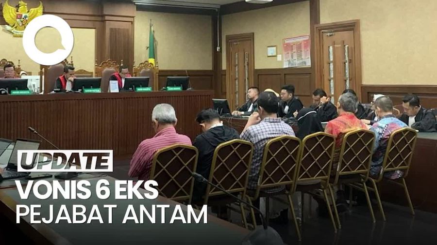 Video: 6 Eks Pejabat Antam Divonis 8 Tahun Bui di Kasus Cuci-Lebur Emas