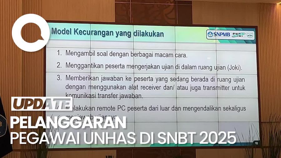 Video: Pegawai Unhas Dipecat Seusai Lakukan Kecurangan di SNBT 2025