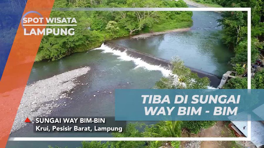 Mandi di Sungai Way Bim-Bim Lampung dengan Sabun Alami dari Daun Daduhuk Bebay  