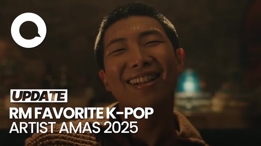 Video RM BTS Dinobatkan Jadi Artis K-Pop Terfavorit di AMAs 2025