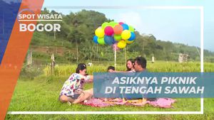 Menikmati Kegiatan Piknik di Tengah Sawah yang Indah di Bogor  