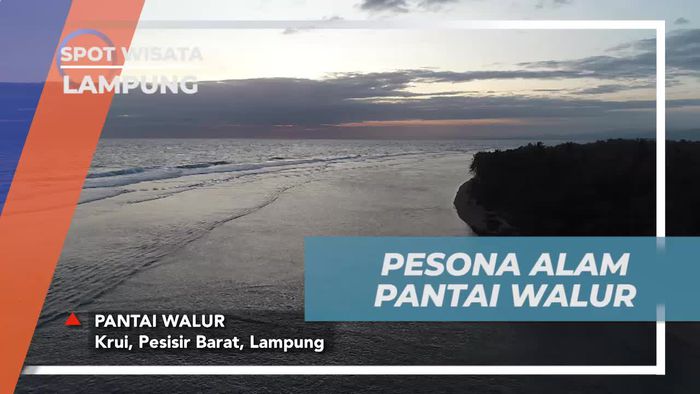 Menjelajahi Pesona Alam Pantai Walur yang Menawan di Pesisir Barat Lampung  