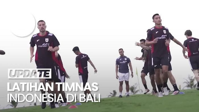 Video: Intip Latihan Timnas Indonesia di Bali Jelang Lawan China