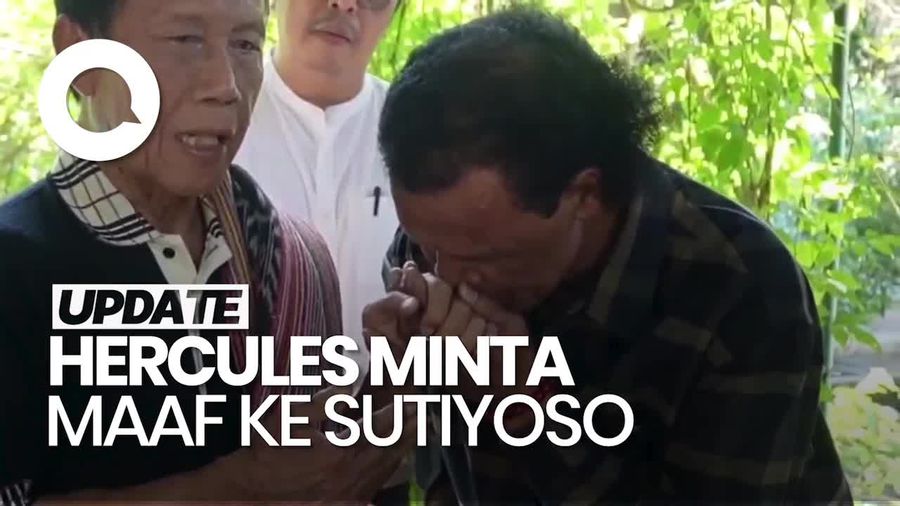 Video Hercules Cium Tangan Sutiyoso, Minta Maaf dan Ucapkan Janji Setia