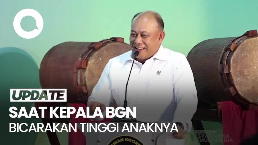 Video: Kepala BGN Sebut Tinggi Anaknya 180 Cm karena Minum Susu dari Kecil