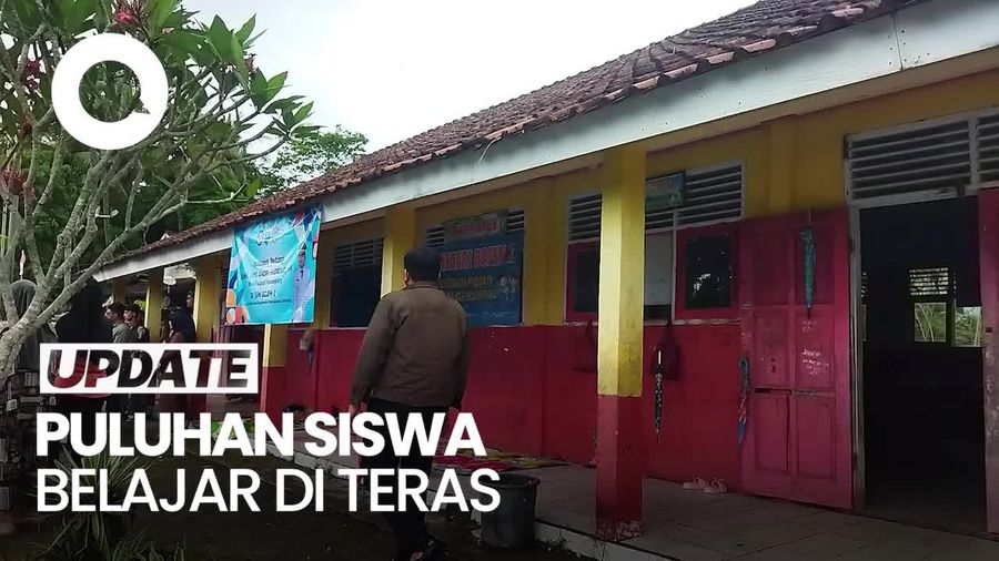 Video: Heboh Siswa SD di Pandeglang Belajar di Teras, Pemkab Buka Suara