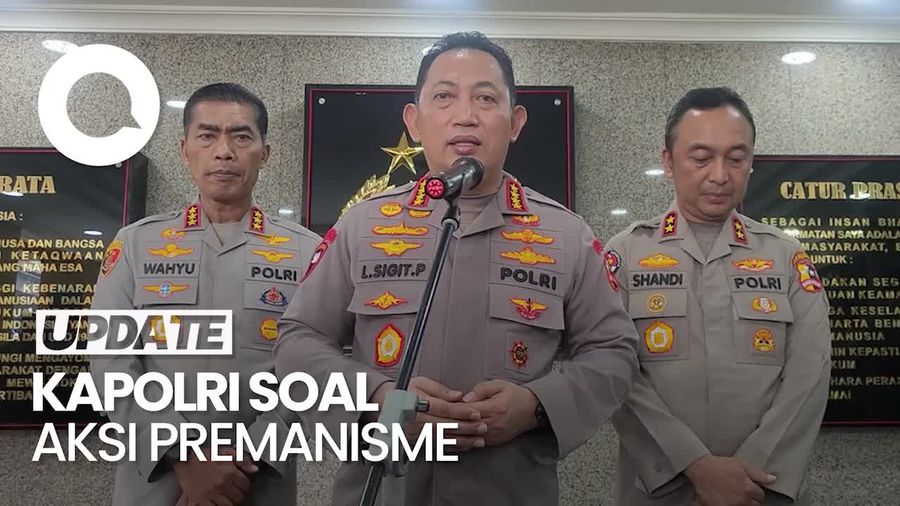 Video Kapolri Bicara soal Aksi Premanisme yang Resahkan Masyarakat