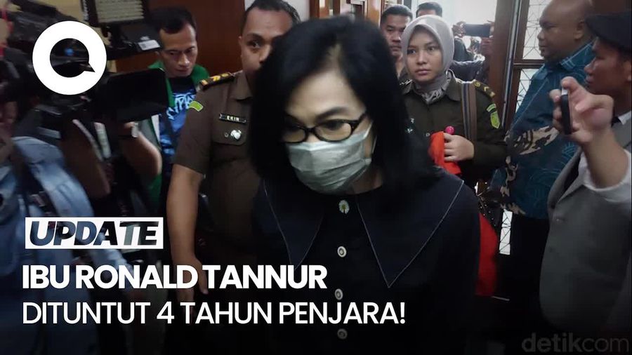Video: Ibu Ronald Tannur Dituntut 4 Tahun Bui Kasus Suap 3 Hakim PN Surabaya