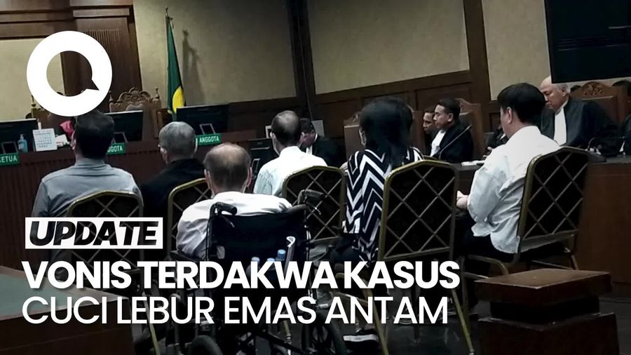 Video: 7 Terdakwa Kasus Cuci-Lebur Emas Divonis 6 hingga 9 Tahun Penjara