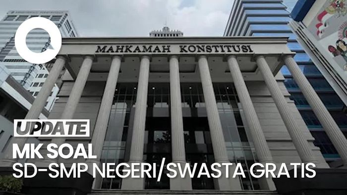 Video MK Putus SD-SMP Swasta Gratis: Tak Ingin Ada Diskriminasi Pendidikan