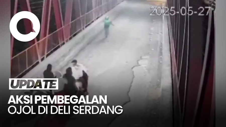 Video CCTV: Pengemudi Ojol Dibegal di Deli Serdang, Polisi Selidiki