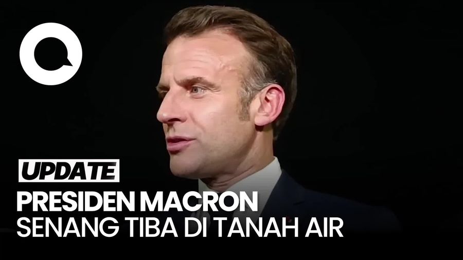 Video Presiden Prancis Macron Puji Indonesia: Negara yang Sangat Indah