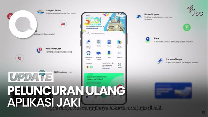 Video: Peluncuran Ulang Aplikasi JAKI Oleh Pemprov Jakarta, Ada 11 Fitur Baru