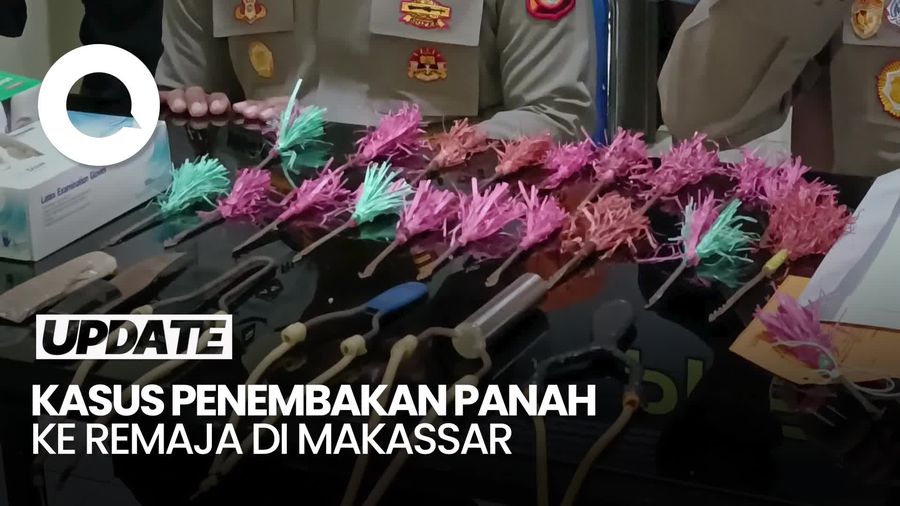 Video: Polisi Ringkus Pria di Makassar yang Tembak Remaja dengan Panah