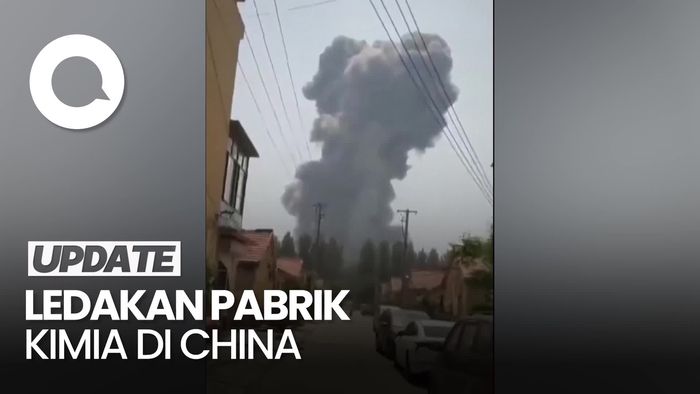 Video: Ledakan Pabrik Kimia di China, Asap Hitam Melambung Tinggi