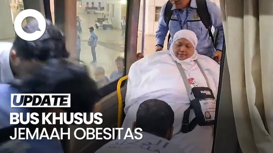 Video: Fasilitas Bus Khusus Jemaah dengan Obesitas