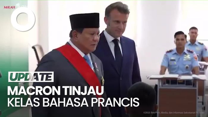 Video: Macron Dialog Bahasa Prancis dengan Perwira di Akmil Magelang