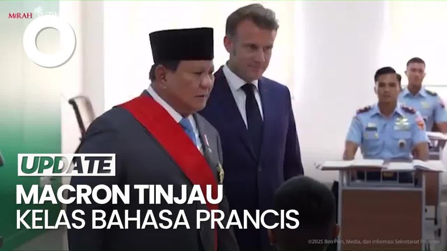 Video: Macron Dialog Bahasa Prancis dengan Perwira di Akmil Magelang