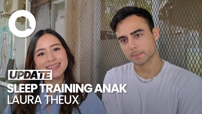 Video Laura Theux Sempat Tak Tega Saat Lakukan Sleep Training ke Putrinya