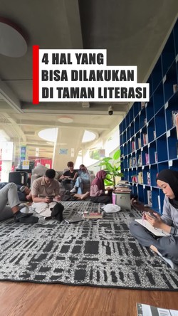 Video: Liburan Panjang ke Taman Literasi Jakarta, Ngapain Aja?