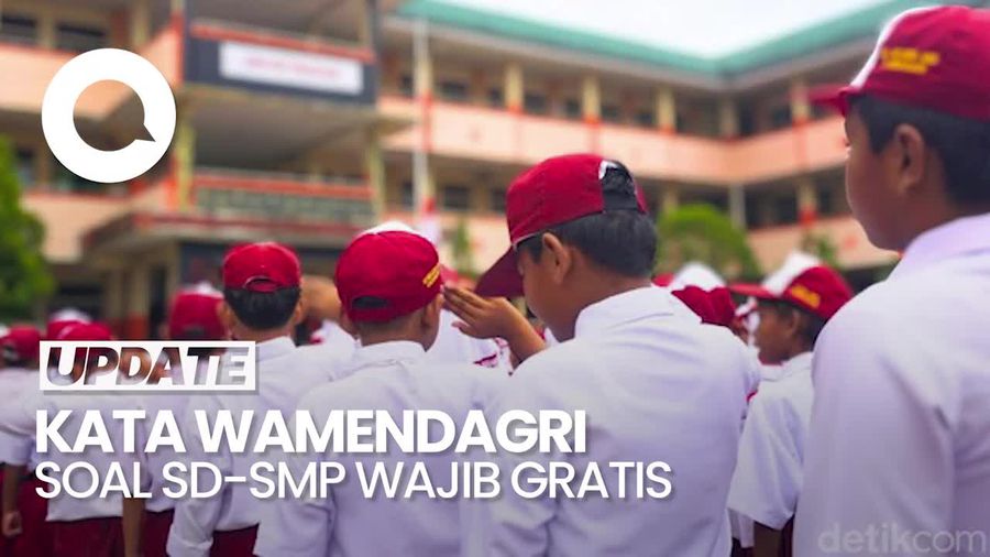 Video: Respons Wamendagri soal Putusan MK Wajibkan SD-SMP Gratis