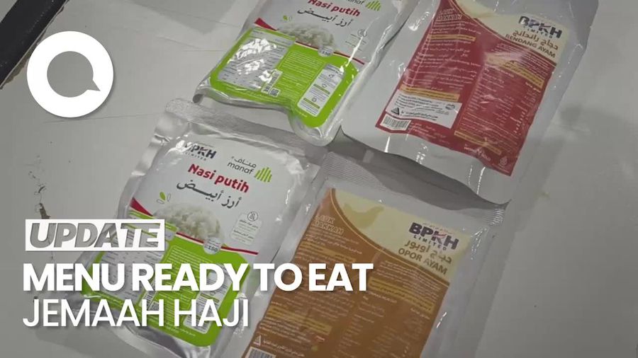 Video: Dari Nasi Uduk-Rendang, Ini Menu Ready to Eat Jemaah Haji