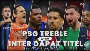 Video PSG Vs Inter: Modal Tiga Gelar Lawan Lapar Gelar