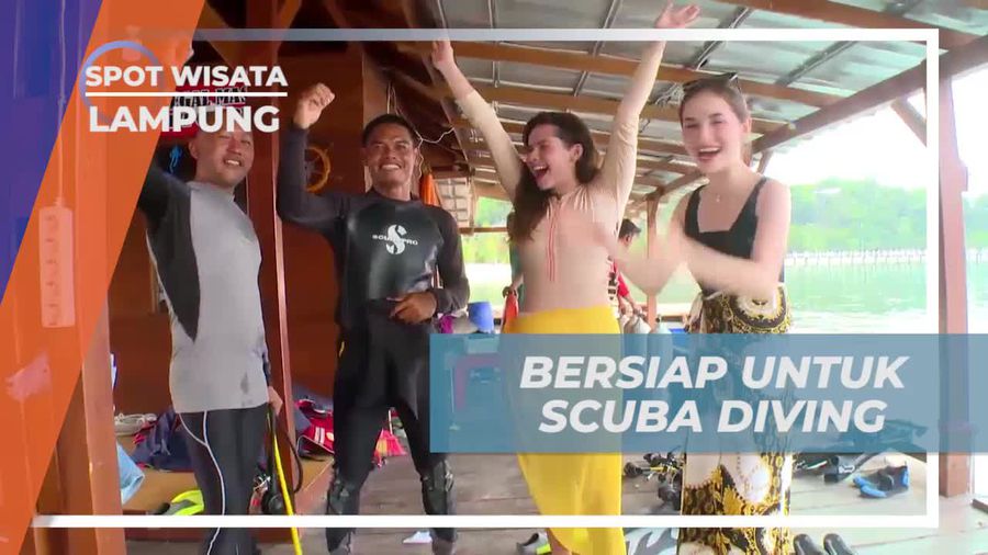 Bersiap untuk Scuba Diving di Lautan Lampung
