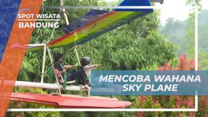 Mencoba Wahana Sky Plane dan Menikmati Sensasi Meluncur di Bandung