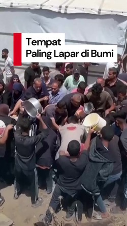 Video: Gaza Jadi Tempat Paling Lapar di Bumi