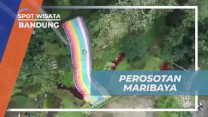Menikmati Pemandangan Menawan dari Perosotan di Maribaya Bandung