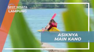 Bermain Kano Seru di Perairan Lampung