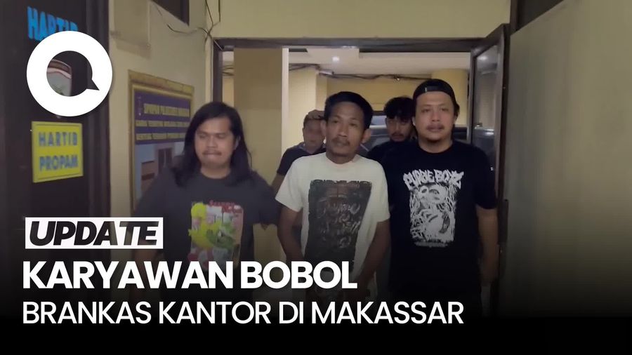 Video Penangkapan Pencuri Rp 100 Juta dari Brankas Kantor di Makassar